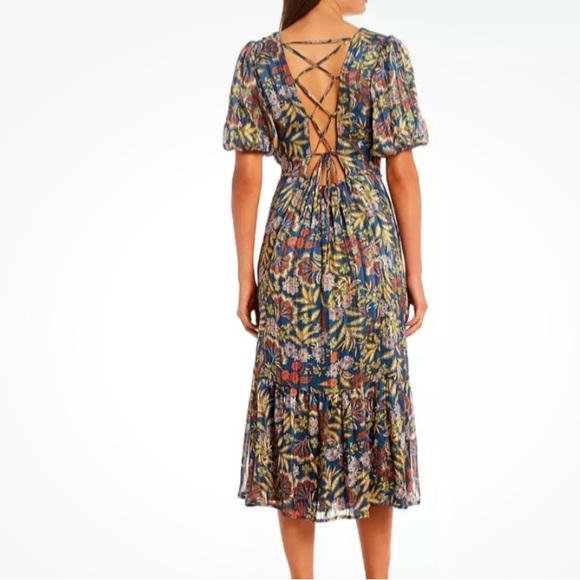 Floral Wrap Dress - Picture 2 of 5